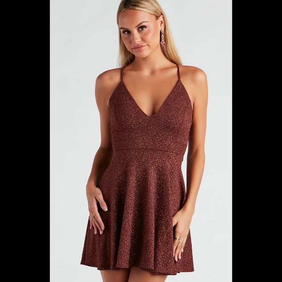 Windsor | Dresses | Windsor Shine Bright Skater Dress | Poshmark